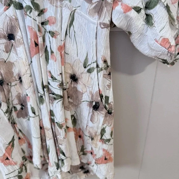 Reformation Floral V-Neck Romper - Picture 4 of 6